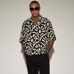 🆕 ZARA GEOMETRIC PRINT SHIRT | ZARA SHIRT